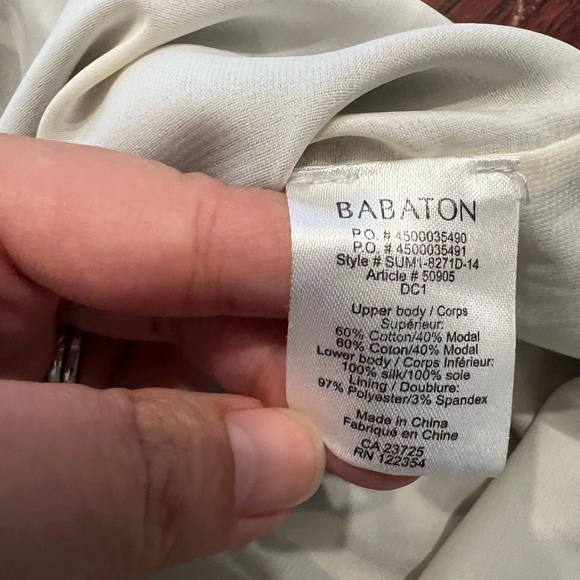 Babaton dress with silk and pockets - Picture 4 of 10